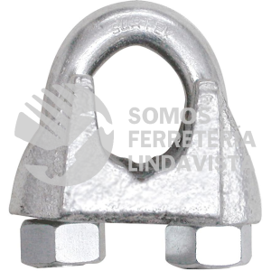 PER4 PERRO DE HIERRO MALEABLE PARA CABLE DE ACERO 5/16" SURTEK