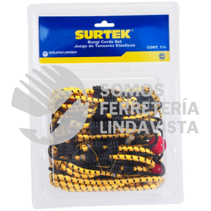 151260 JUEGO DE TENSORES ELASTICOS, 12 PIEZAS SURTEK