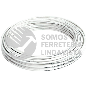 136925 CABLE ELECTRICO THW CALIBRE 14, 100 M COLOR BLANCO SURTEK