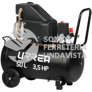 CMP950 COMPRESOR DE AIRE ELECTRICO LUBRICADO 50 LT, 3.5 HP, 120 V URREA