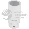 5536HL DADO LARGO CUADRO DE 3/4", 6 PUNTAS, EN PULGADAS, 1-1/8" URREA