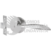 CPF3-40-US32D MANIJA TUBULAR MESSINA FUNCION PRIVACIA, ACERO INOXIDABLE, EN CAJA PROFORZA