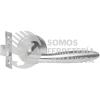 CPF2-40-US32D COMBO TOSCANA FUNCION DOBLE, ACERO INOXIDABLE, LLAVE DE PUNTOS, EN CAJA PROFORZA