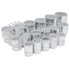 55205 JUEGO DE DADOS CUADRO DE 3/4", 12 PUNTAS, METRICOS, 17 PIEZAS URREA