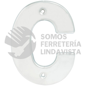 L70CC LETRA C BOLD 4" NIQUEL SATINADO LOCK