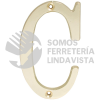 L701CLB LETRA C SLIM 4" LATON BRILLANTE LOCK