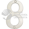 L6808CS NUMERO 8 SLIM 4" NIQUEL SATINADO LOCK