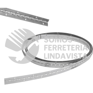 LBP2H BISAGRA PIANO BARRENADAS 1-1/4" X 1 M, NATURAL, EN CAJA LOCK