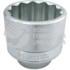 5775M DADO CUADRO DE 1", 12 PUNTAS, METRICO, 75MM URREA