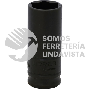 7015M DADO DE IMPACTO LARGO CUADRO DE 3/8", 6 PUNTAS, METRICO, 15 MM URREA