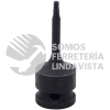 729027W DADO DE IMPACTO CON PUNTA TORX CUADRO DE 3/8", T27 URREA
