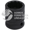 7420 DADO DE IMPACTO CUADRO DE 1/2", 12 PUNTAS, EN PULGADAS, 5/8" URREA