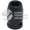7414H DADO DE IMPACTO CUADRO DE 1/2", 6 PUNTAS, EN PULGADAS, 7/16" URREA