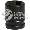 7418M DADO DE IMPACTO CUADRO DE 1/2", 6 PUNTAS, METRICO, 18 MM URREA