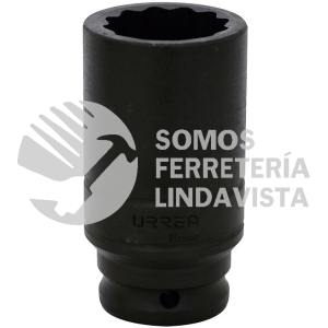 7320MT DADO DE IMPACTO LARGO CUADRO DE 1/2", 12 PUNTAS, METRICO, 20 MM URREA