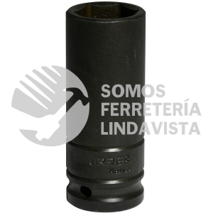 7322M DADO DE IMPACTO LARGO CUADRO DE 1/2", 6 PUNTAS, METRICO, 22 MM URREA