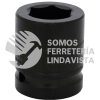 7515 DADO DE IMPACTO CUADRO DE 3/4", 6 PUNTAS, EN PULGADAS, 15/16" URREA