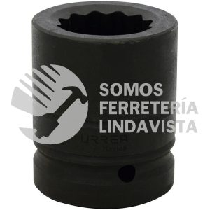 10023T DADO DE IMPACTO CUADRO DE 1", 12 PUNTAS, EN PULGADAS, 1-7/16" URREA