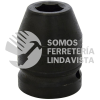 10020 DADO DE IMPACTO CUADRO DE 1", 6 PUNTAS, EN PULGADAS, 1-1/4" URREA