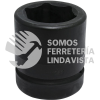 25058 DADO DE IMPACTO CUADRO DE 1-1/2", 6 PUNTAS, EN PULGADAS, 3-5/8" URREA