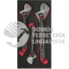 CH114 JUEGO DE 3 LLAVES AJUSTABLES FOSFATIZADAS URREA