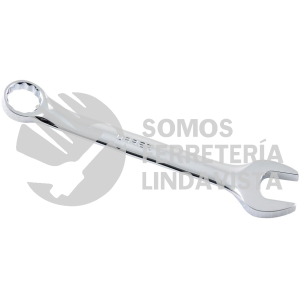 1218T LLAVE COMBINADA CORTA PULIDO ESPEJO EN PULGADAS, 12 PUNTAS, 9/16" URREA