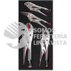 CH127 JUEGO DE 4 PINZAS DE PRESION URREA