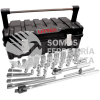 5254P36 JUEGO DE DADOS Y ACCESORIOS CUADRO DE 3/8" Y 1/2" EN PULGADAS, 37 PIEZAS URREA