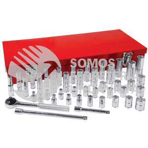4700A JUEGO DE DADOS Y ACCESORIOS CUADRO DE 1/4" COMBINADO, 44 PIEZAS URREA