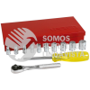 47110 JUEGO DE DADOS Y ACCESORIOS CUADRO DE 1/4" EN PULGADAS, 13 PIEZAS URREA