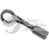 2650SW LLAVE DE GOLPE ACODADA FOSFATIZADA EN PULGADAS, 12 PUNTAS, 3-1/8" URREA