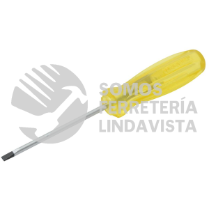 9622 DESTORNILLADOR CON MANGO AMBAR, PUNTA CABINET BARRA REDONDA 1/8" X 2-1/2" URREA