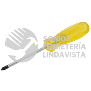 9683 DESTORNILLADOR CON MANGO AMBAR, PUNTA PHILLIPS BARRA REDONDA #1 X 8" URREA