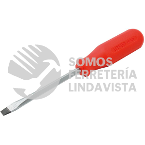 9806R DESTORNILLADOR CON MANGO ROJO, PUNTA PLANA BARRA CUADRADA 5/16" X 6" URREA