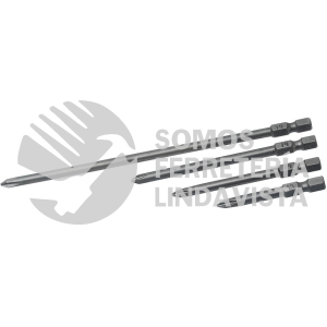 12032X PUNTA PHILLIPS DE PODER HEXAGONO DE 1/4", #2 X 3-1/2" URREA
