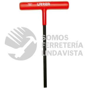 46412GP LLAVE HEXAGONAL CORTA TIPO "T" ERGONOMICA EN PULGADAS, 3/16" URREA