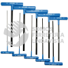 4965LGPM JUEGO DE 10 LLAVES HEXAGONALES TIPO "T" ERGONOMICAS, METRICAS URREA
