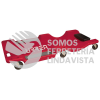 9991A CAMA PARA MECANICO PLASTICA, 6 RUEDAS GIRATORIAS, 36" URREA
