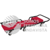 9995A CAMA PARA MECANICO ACOLCHONADA AJUSTABLE 3 POSICIONES, 6 RUEDAS GIRATORIAS, 43" URREA