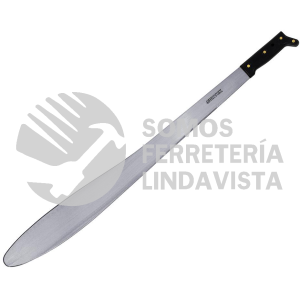 130500 MACHETE TROQUELADO CON MANGO NEGRO CAGUAYANO 24" SURTEK