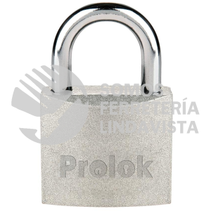 P22S50B CANDADO DE ACERO CORTO 50 MM, LLAVE ESTANDAR PROLOK