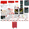 99731B JUEGO INTERMEDIO INDUSTRIAL COMBINADO 163 PIEZAS, CON GABINETE EX27M6 URREA
