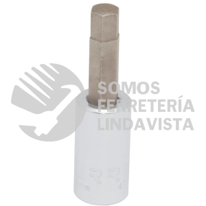 47702M DADO CON PUNTA HEXAGONAL CUADRO DE 1/4", METRICO, 2 MM URREA