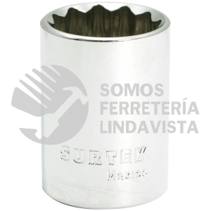 F5826 DADO EN PULGADAS CUADRO DE 1/2", 12 PUNTAS, 13/16" SURTEK