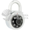 L26S50NGB CANDADO DE COMBINACION DE DISCO, NEGRO, 50 MM LOCK