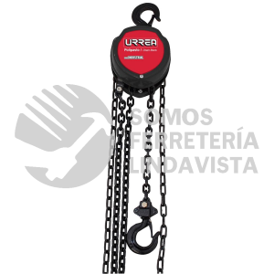 42301 POLIPASTO MANUAL 1 RAMAL 1 TON, CADENA 3 M URREA