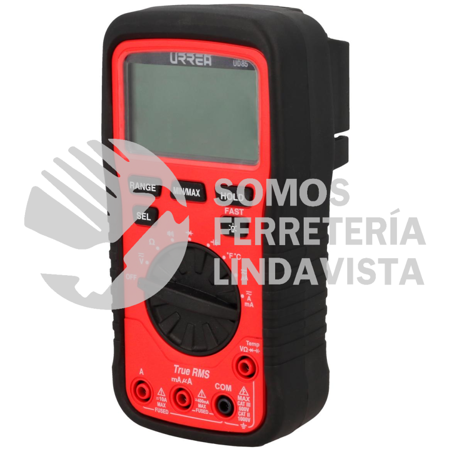 UD85 MULTIMETRO DIGITAL MANUAL Y AUTORANGO URREA