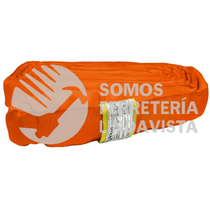 ER118 ESLINGA DE POLIESTER REDONDA SIN FIN NARANJA 8 M URREA