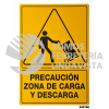 SES26 SEÑAL "PRECAUCION ZONA DE CARGA Y DESCARGA" SURTEK