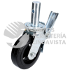 RA15B RODAJA DE HULE PARA ANDAMIO CON FRENO 6" SURTEK